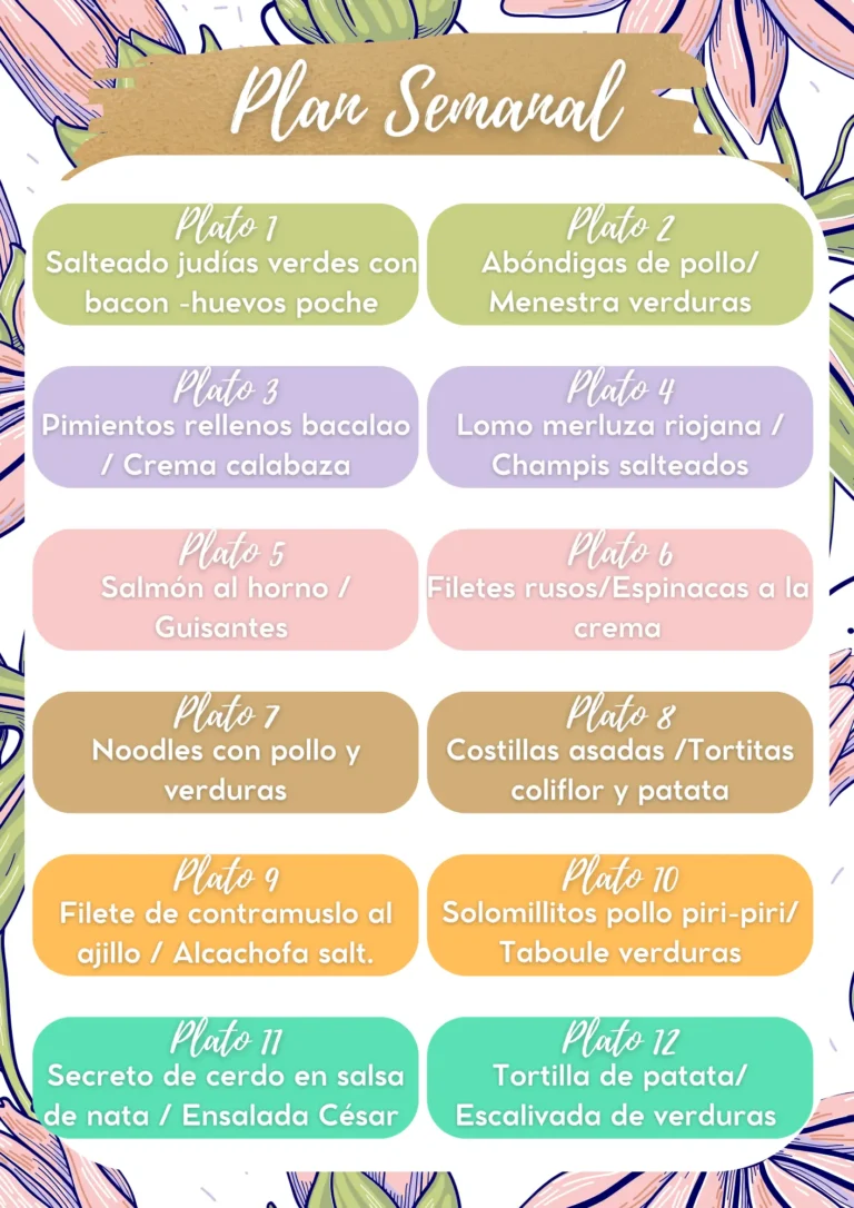 menu tuppers saludables