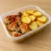 Pollo asado con patatas