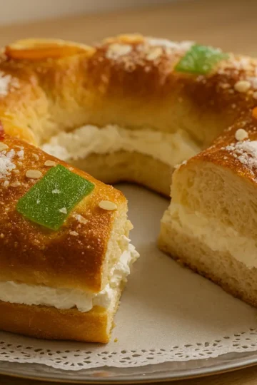 Roscón de Reyes casero perfecto para regalar